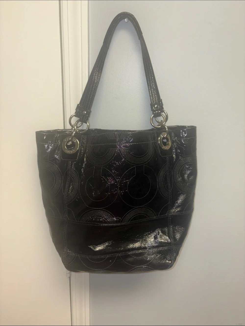 Coach Alex Black Patent Leather style # 14265
